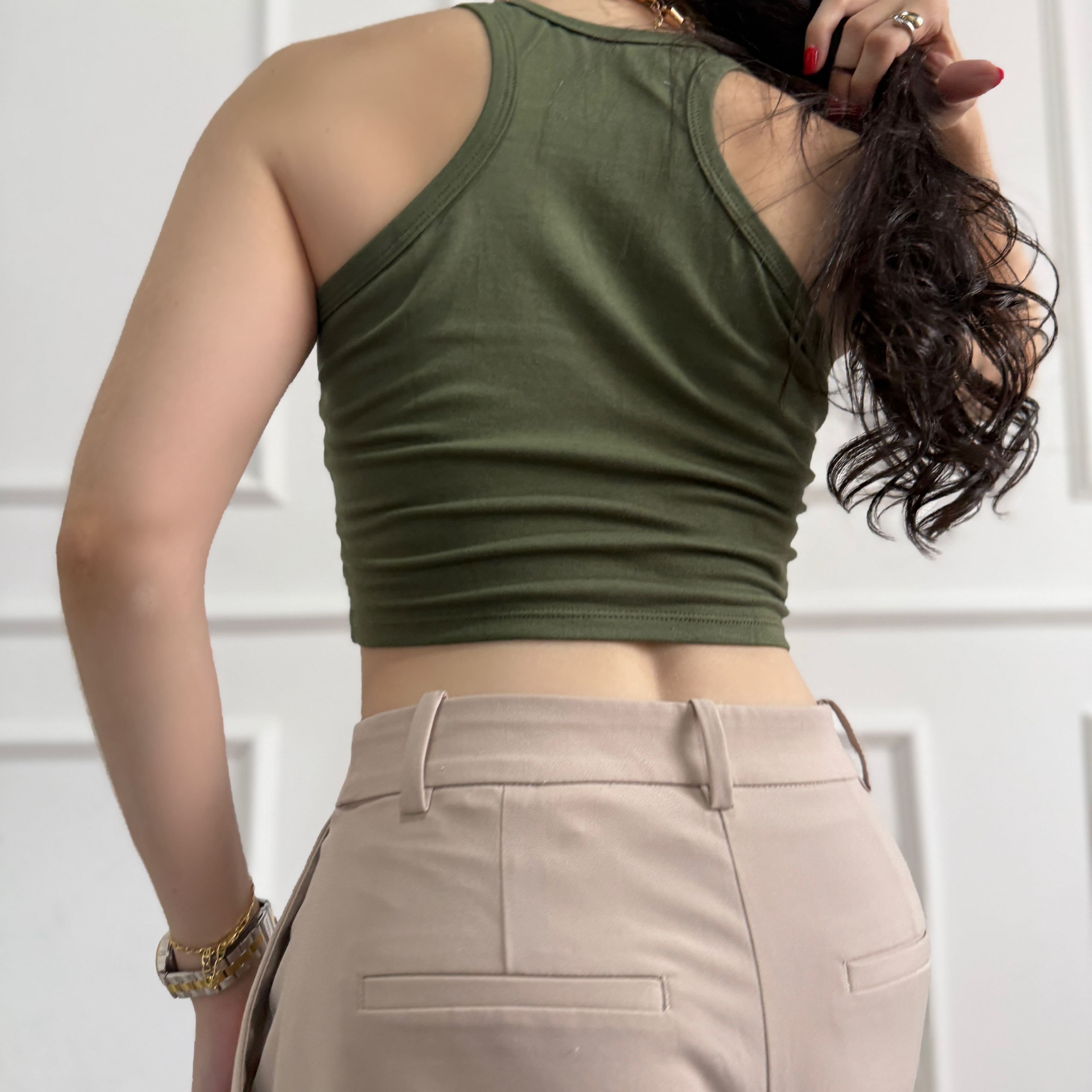 Crop top algodón
