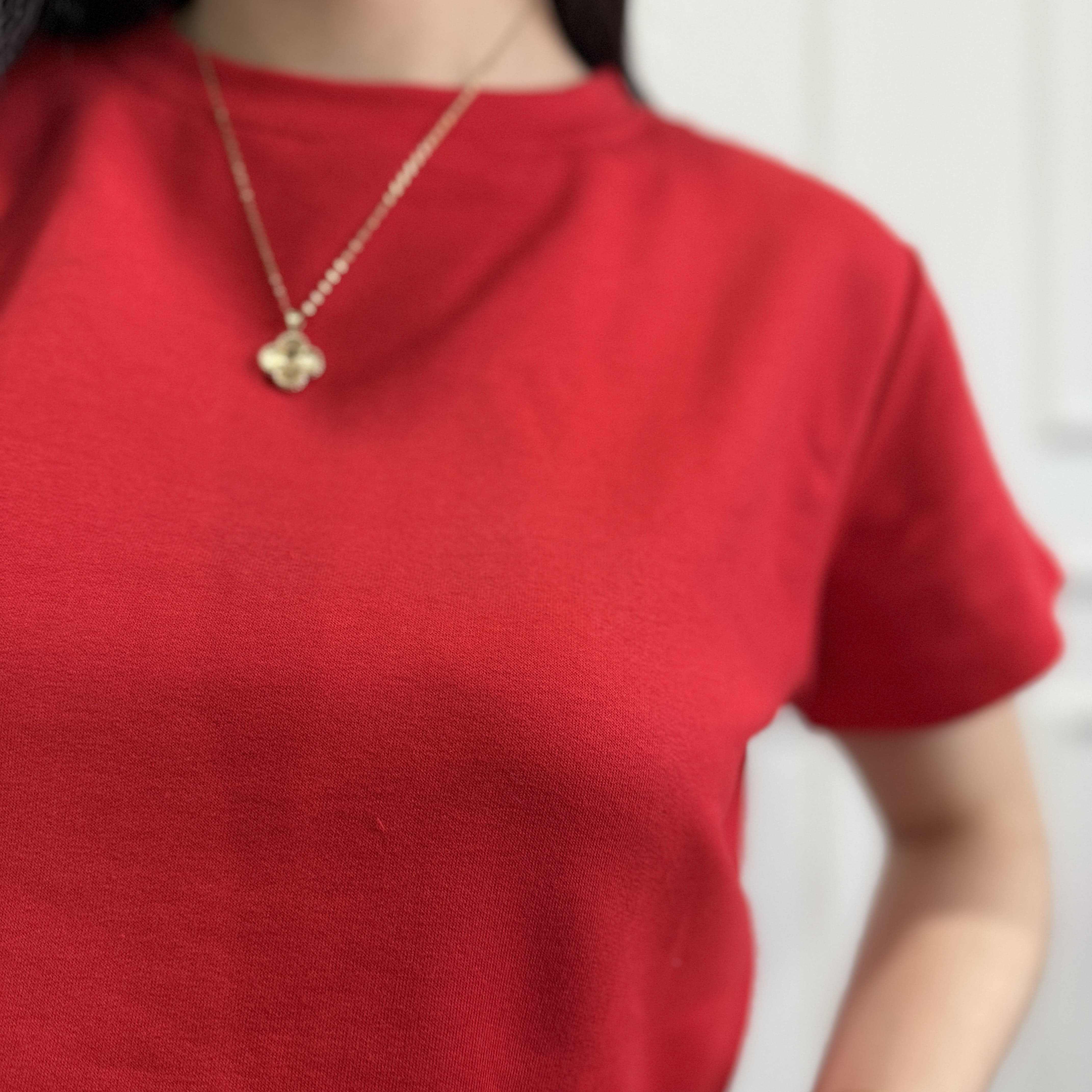 Camiseta corta burda