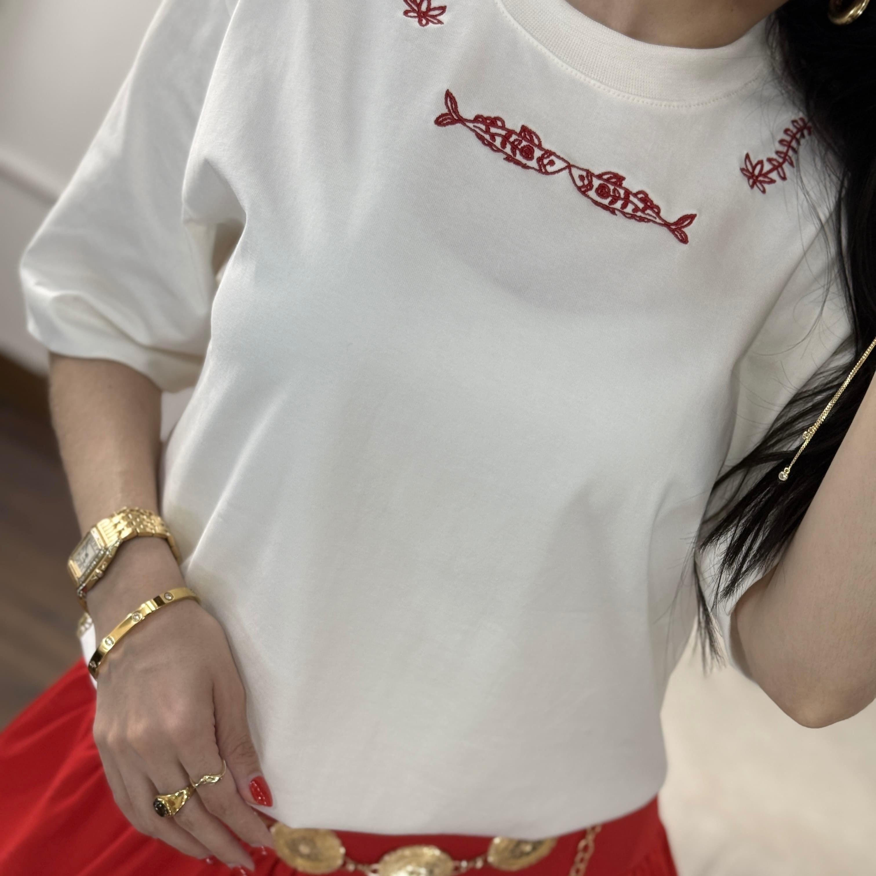 Oversized Clásica bordada