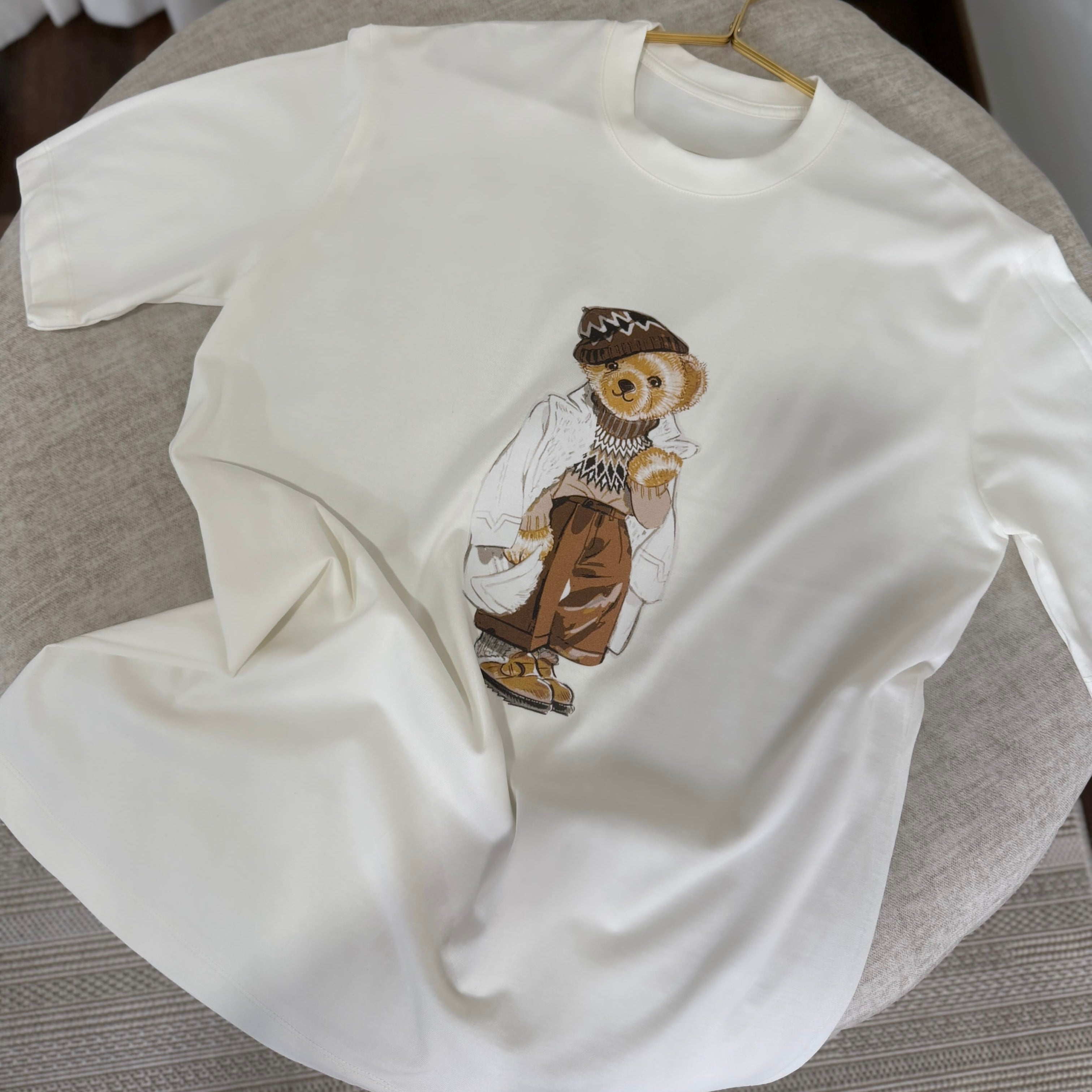 Oversized marfil Ralph teddy