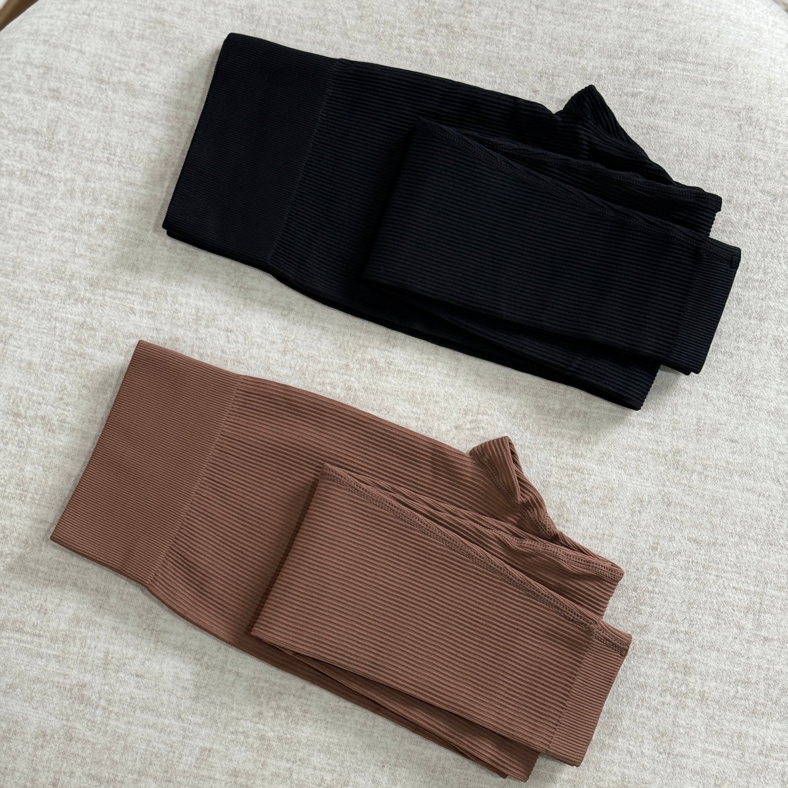 Legging rib licrado
