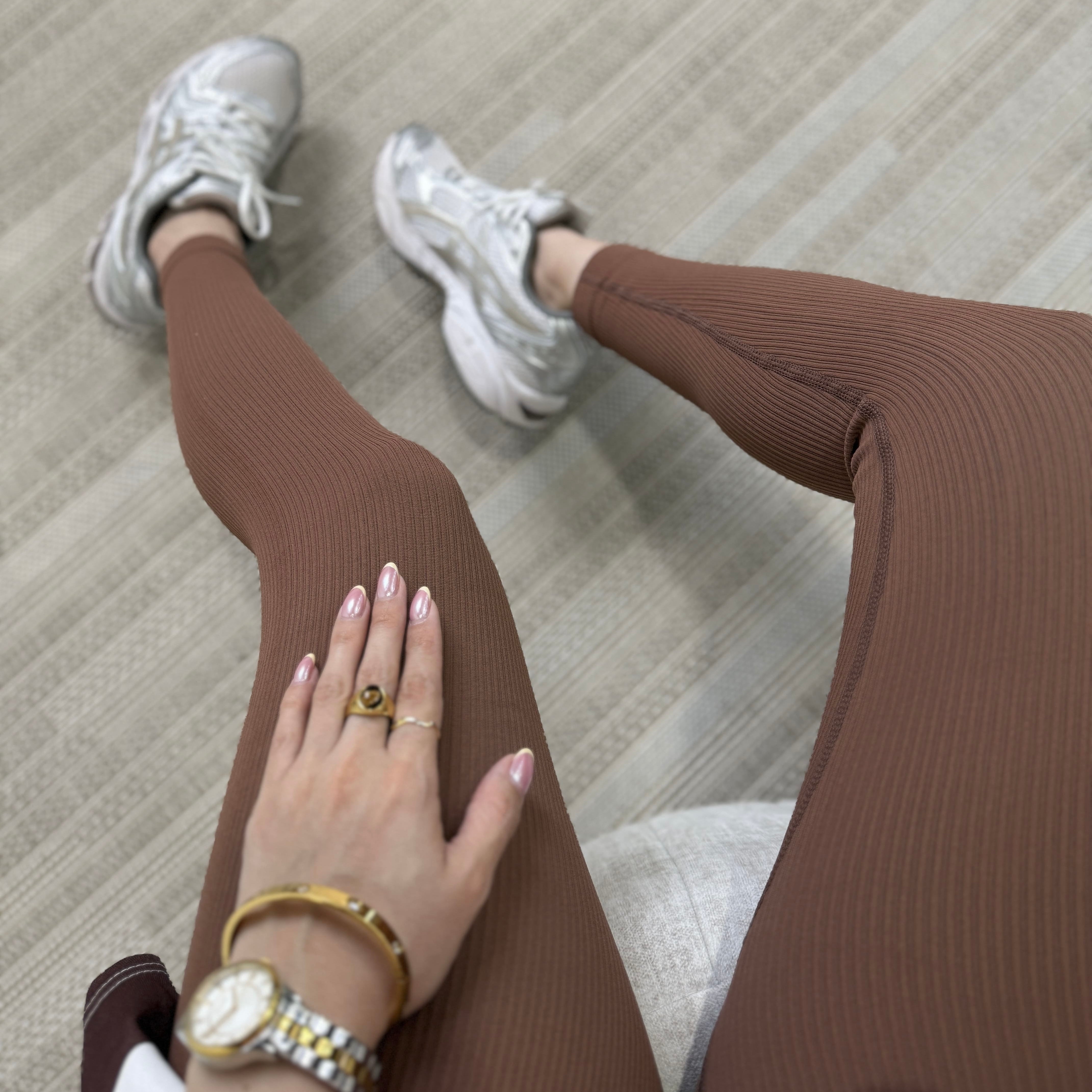 Legging rib licrado